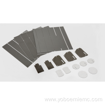 Conventional iron based alloy absorbing patch
